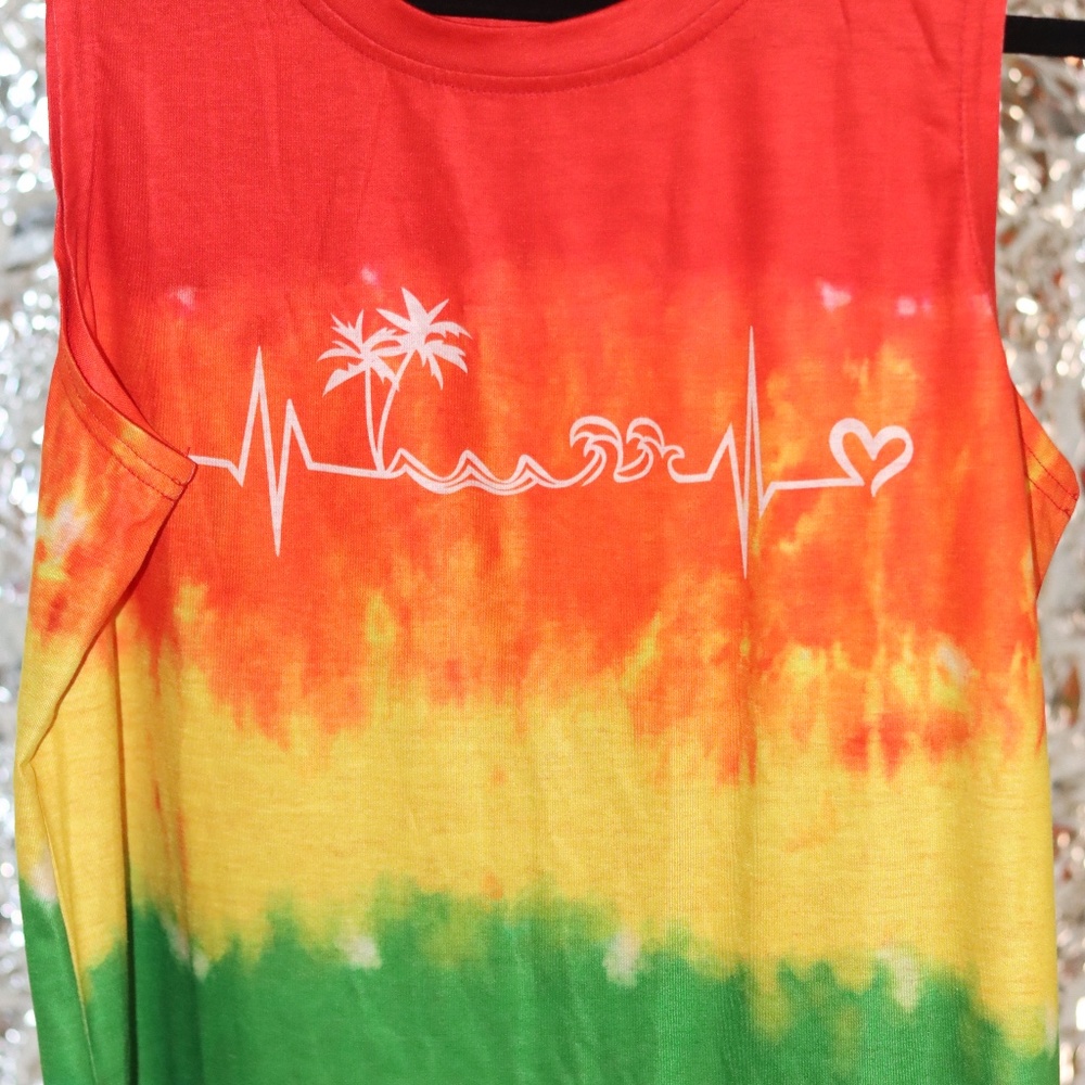 Rainbow heartbeat shirt